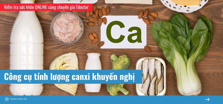 Công cụ tính lượng canxi khuyến nghị |Biểu đồ nhu cầu canxi hàng ngày